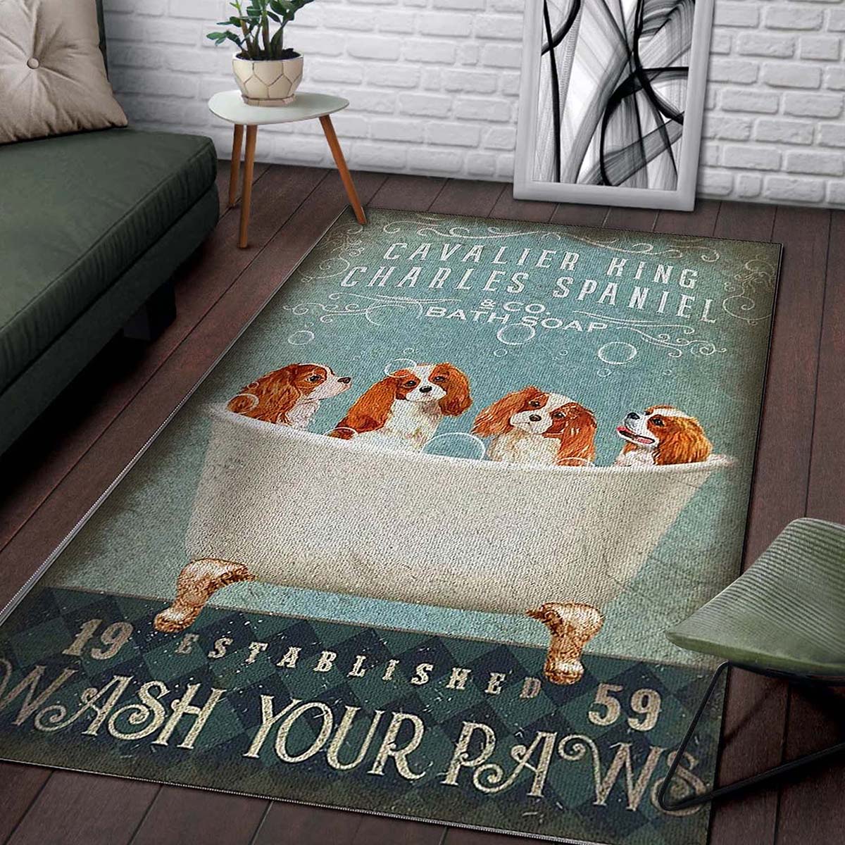 Cavalier King Charles Spaniel Teppich 2