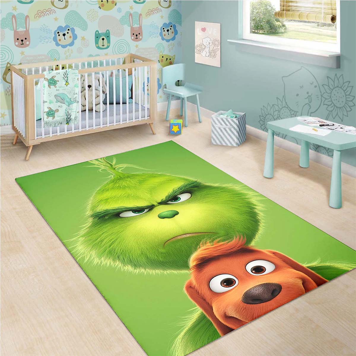Christmas Movie Character The Grinch Teppich 3