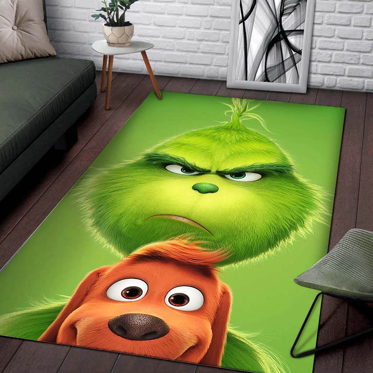 Christmas Movie Character The Grinch Teppich 2