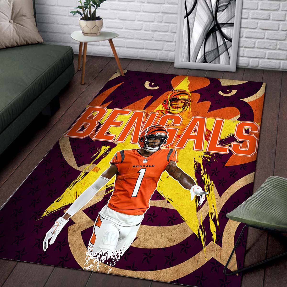 Cincinnati Bengals American Football Teppich 2