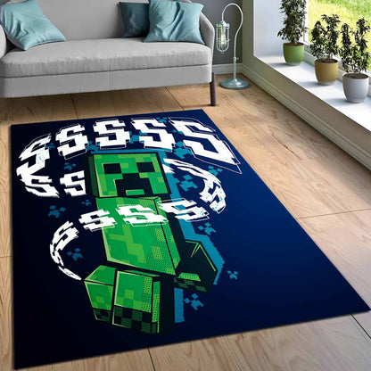 Creeper Im Minecraft-spiel 03 Teppich 3