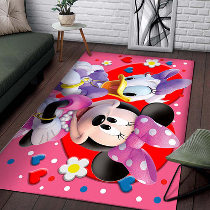 Daisy Duck And Minnie Mouse Teppich 2
