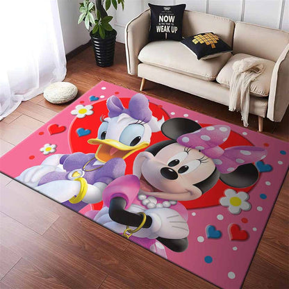 Daisy Duck And Minnie Mouse Teppich