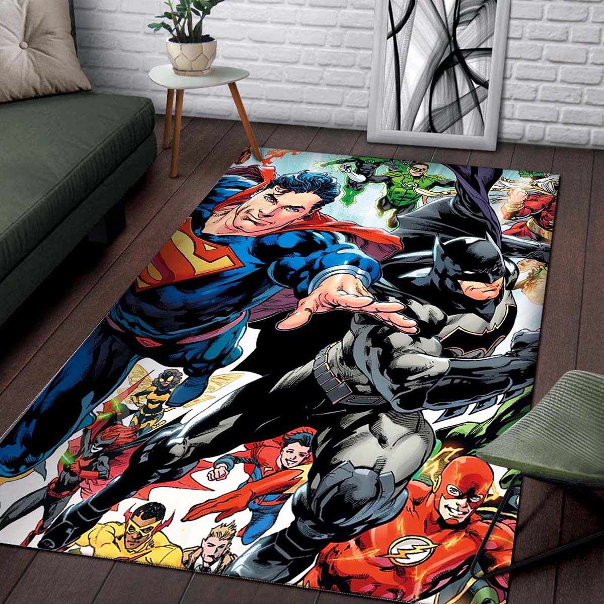 Dc Superhero Batman & Superman Teppich 2