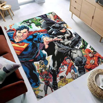 Dc Superhero Batman & Superman Teppich