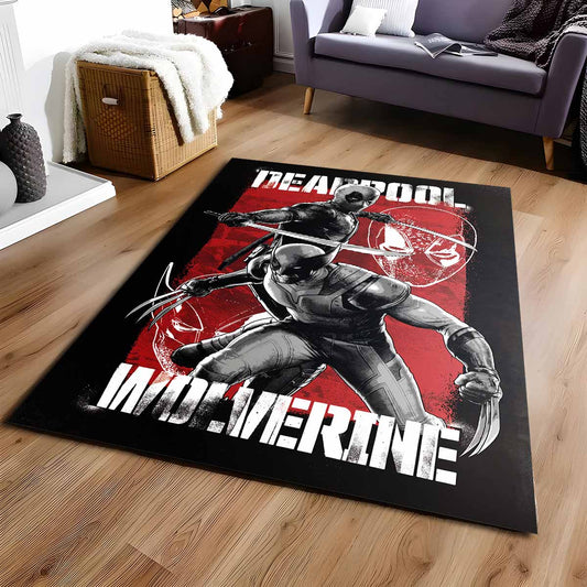 Deadpool Und Wolverine Teppich