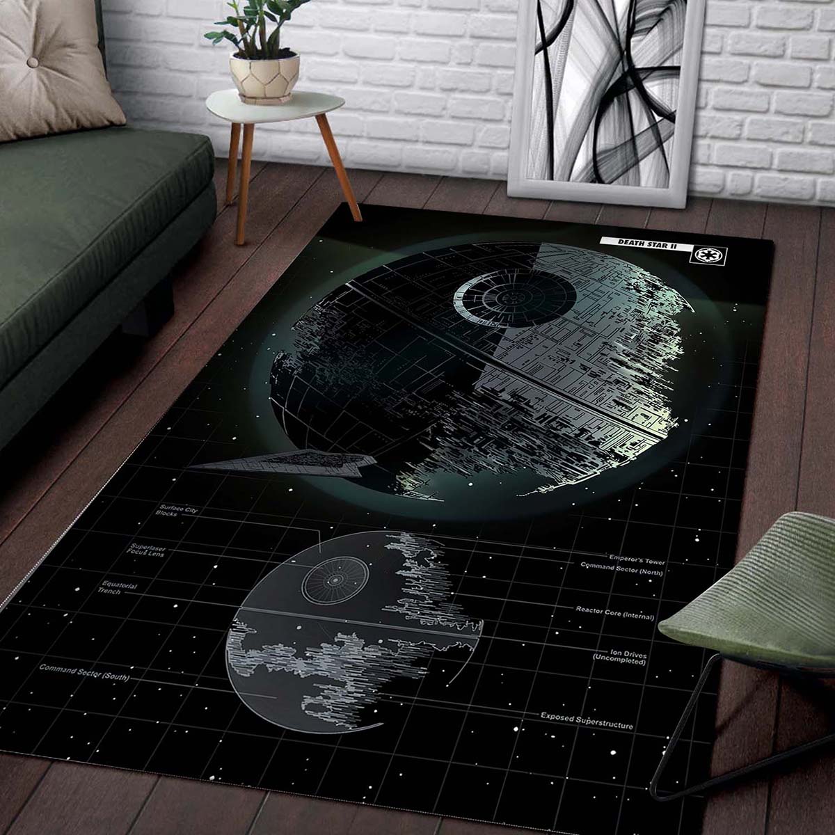 Death Star Ii Star Wars Teppich 2