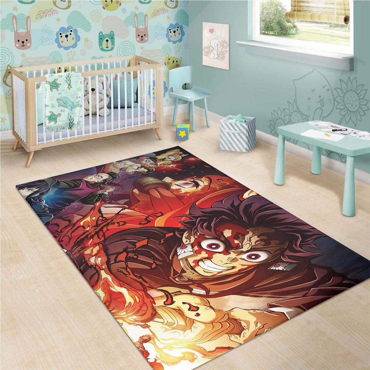 Demon Slayer 1 Teppich