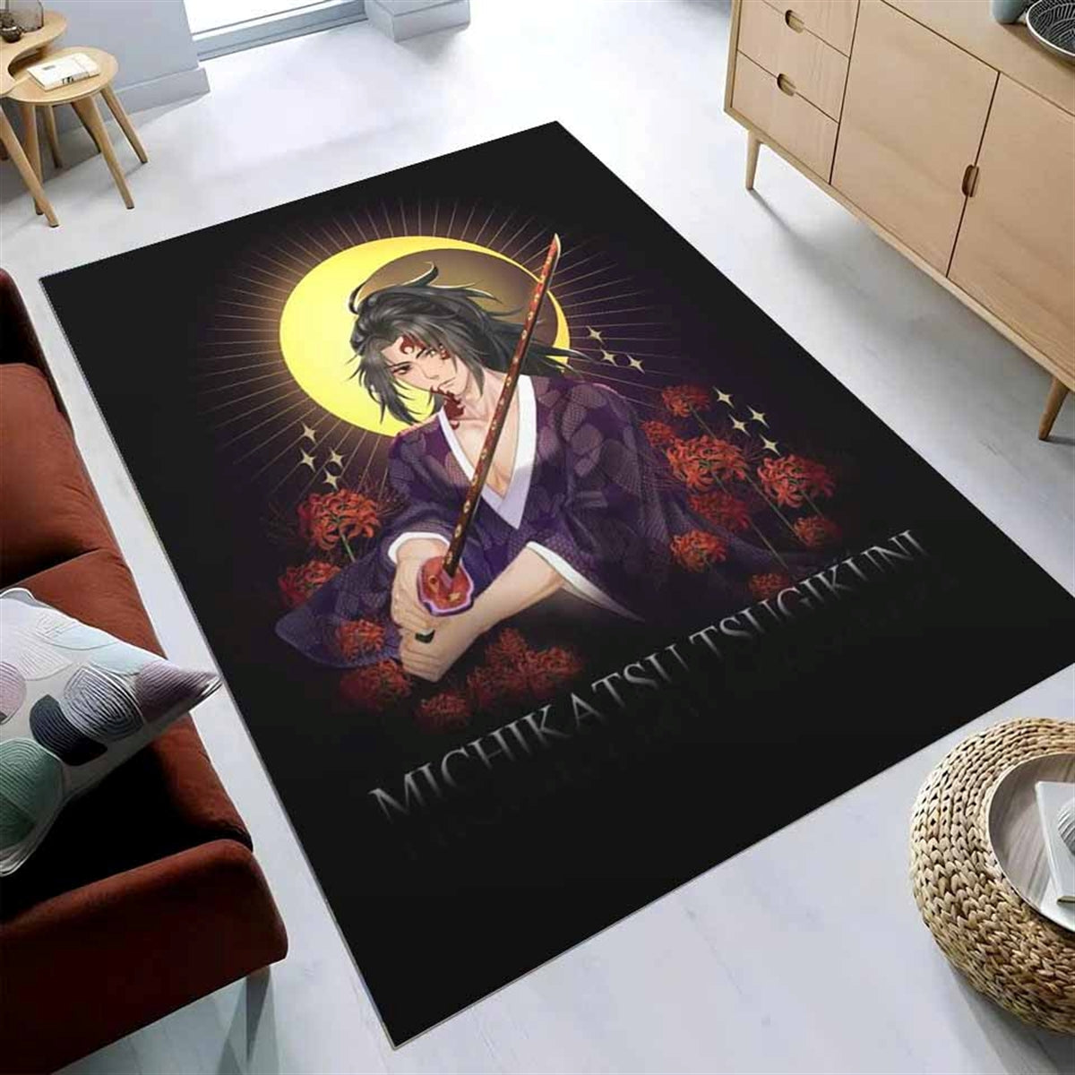 Demon Slayer Kokushibo 15 Teppich