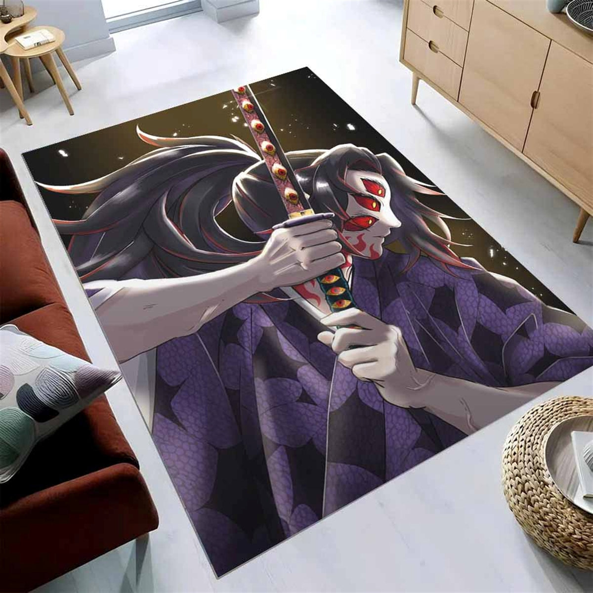 Demon Slayer Kokushibo 1 Teppich