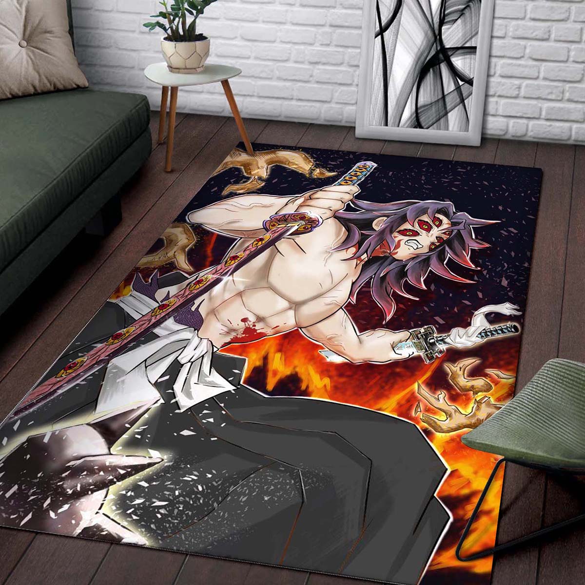 Demon Slayer Kokushibo 21 Teppich 2