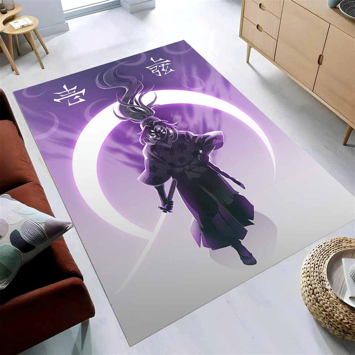Demon Slayer Kokushibo 5 Teppich