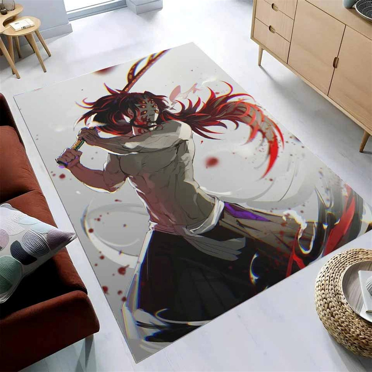 Demon Slayer Kokushibo 7 Teppich