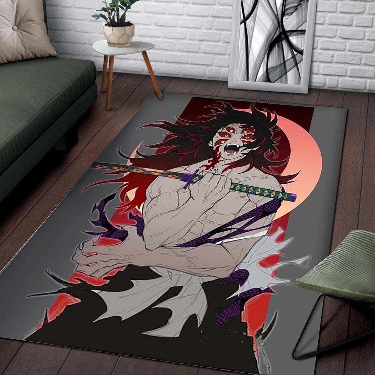 Demon Slayer Kokushibo 8 Teppich 2