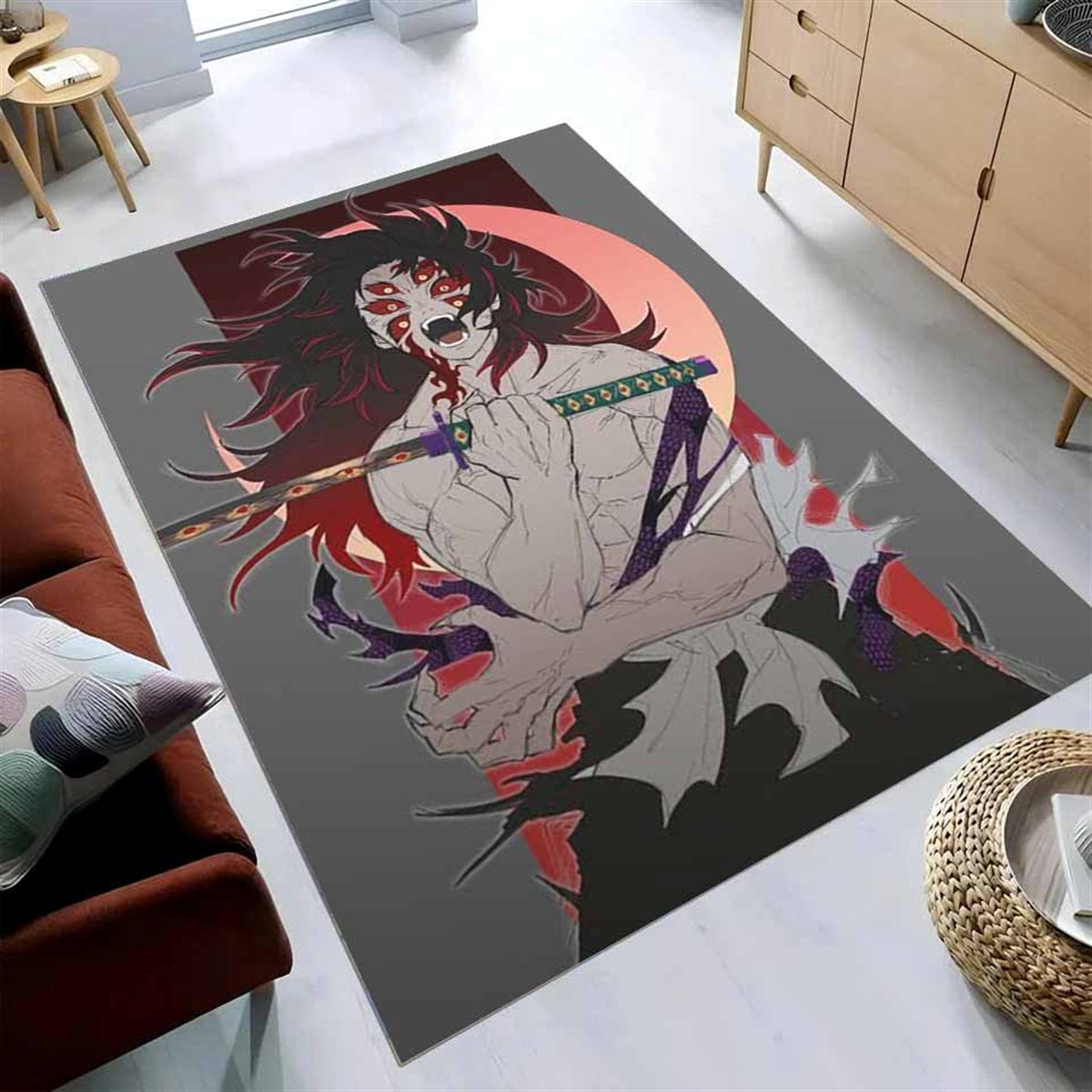 Demon Slayer Kokushibo 8 Teppich