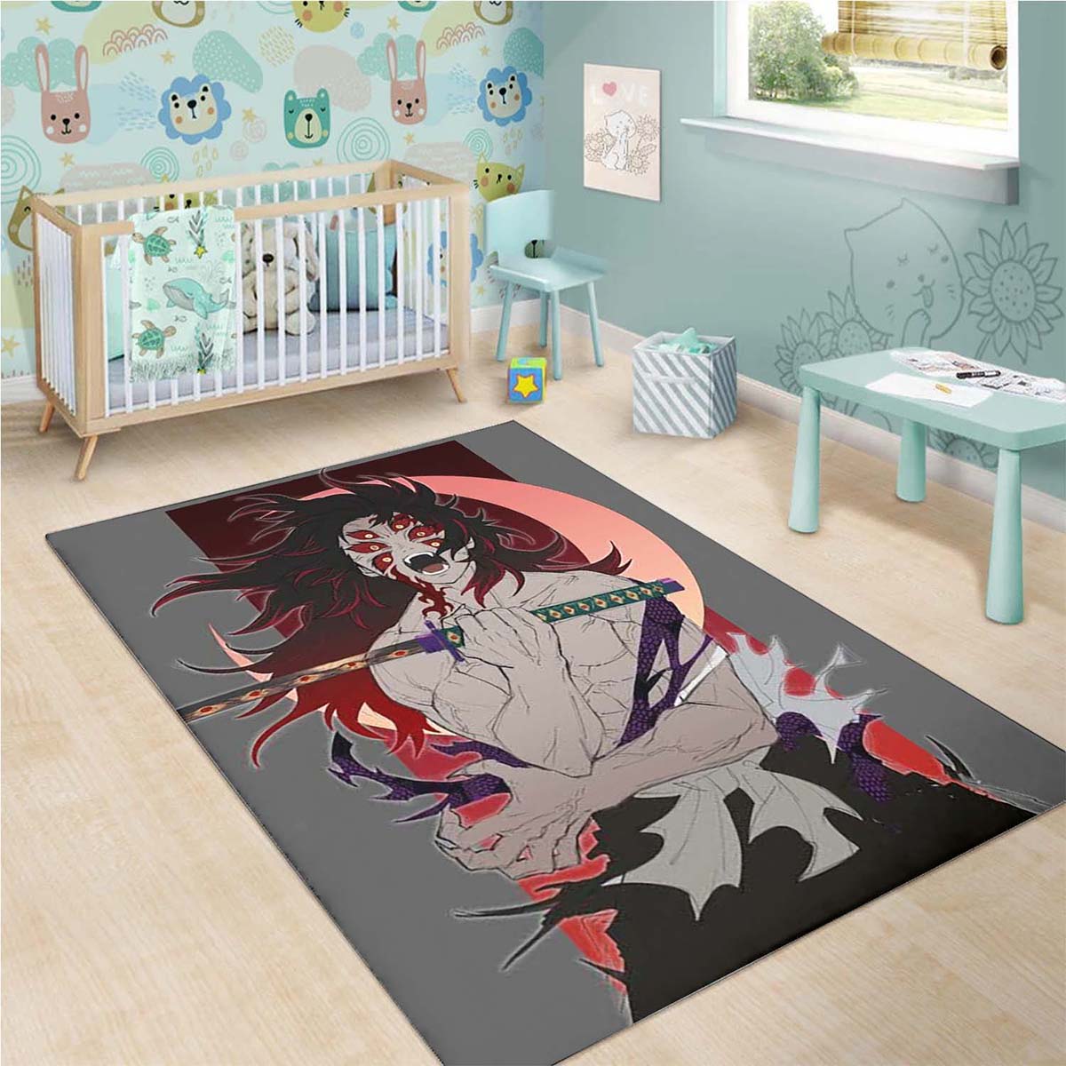 Demon Slayer Kokushibo 8 Teppich 3