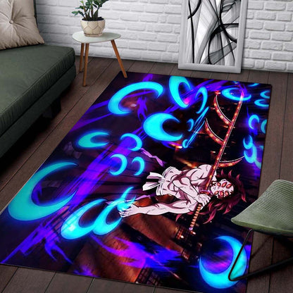 Demon Slayer Kokushibo Moon Teppich 2