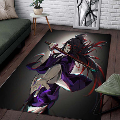 Demon Slayer Kokushibou Fanart Teppich 2