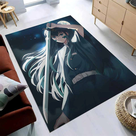 Demon Slayer Muichiro Tokito 10 Teppich