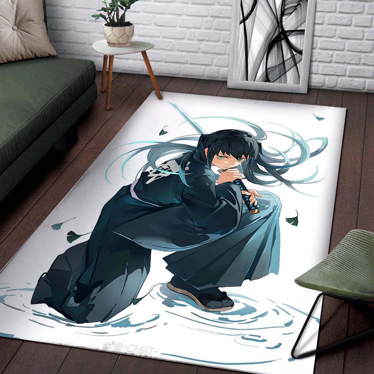 Demon Slayer Muichiro Tokito 11 Teppich 2
