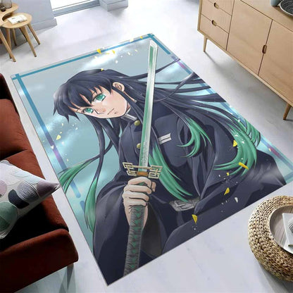 Demon Slayer Muichiro Tokito 16 Teppich