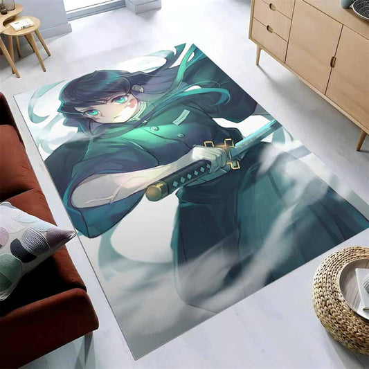 Demon Slayer Muichiro Tokito 3 Teppich