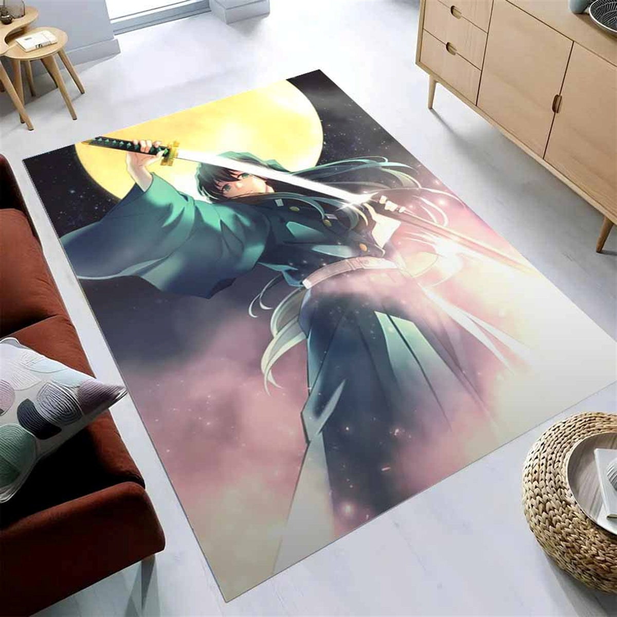 Demon Slayer Muichiro Tokito 6 Teppich