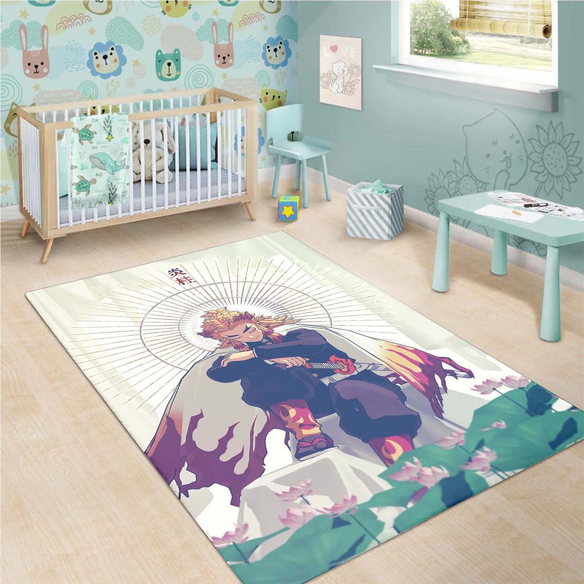 Demon Slayer Rengoku Teppich 3
