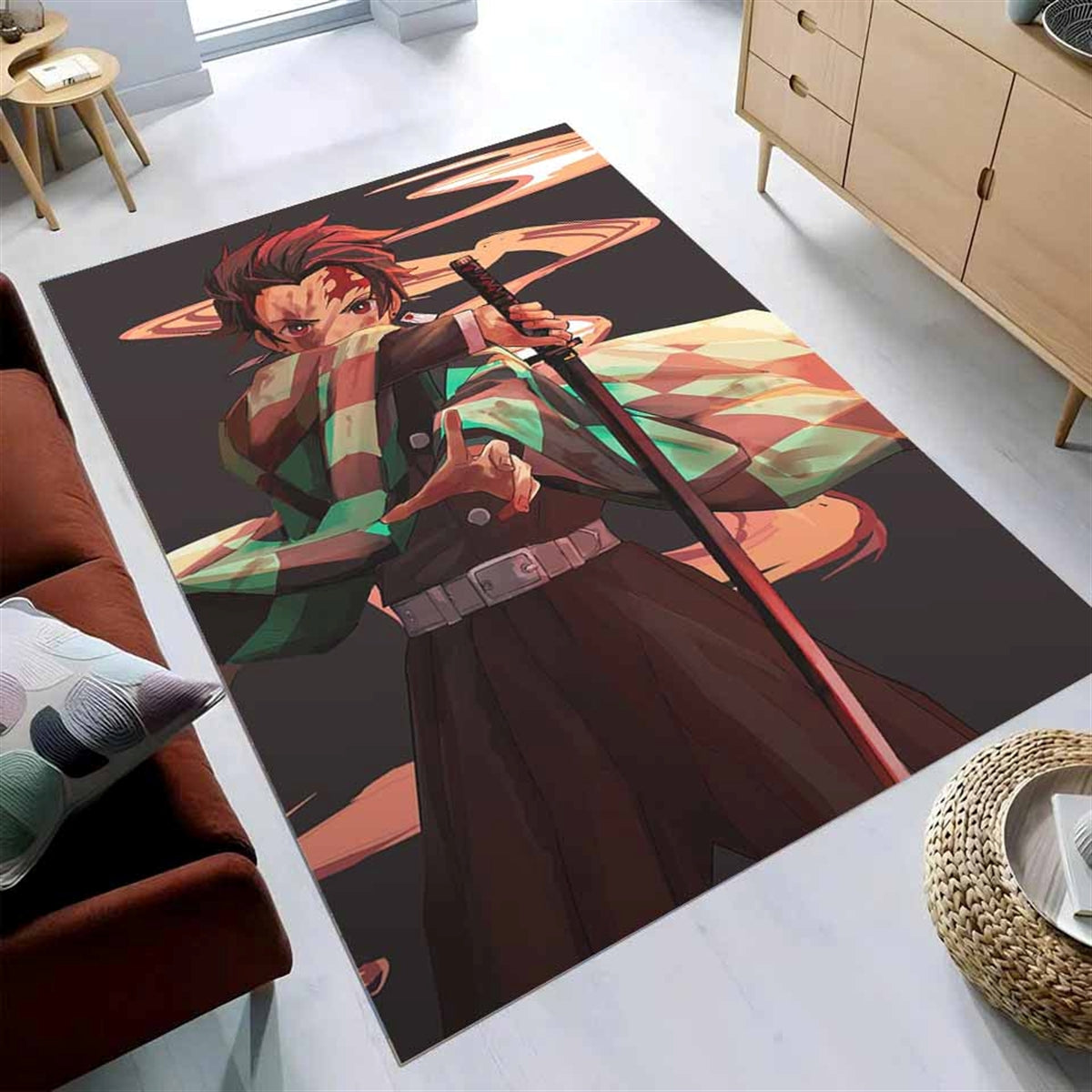 Demon Slayer Tanjiro Kamado 15 Teppich