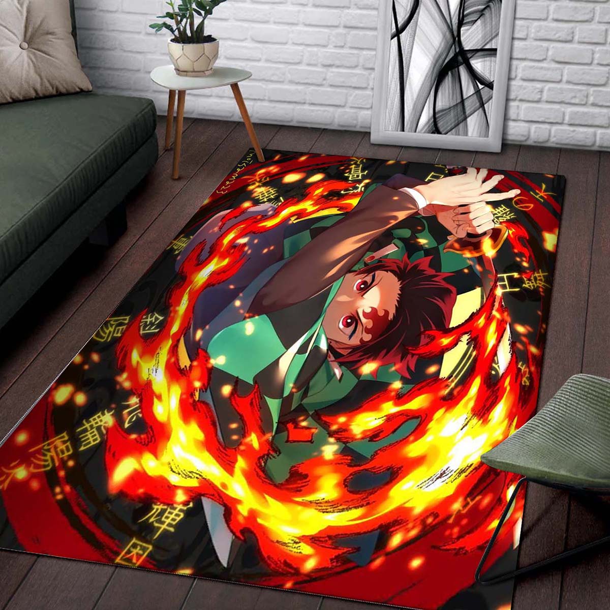 Demon Slayer Tanjiro Kamado 6 Teppich 2