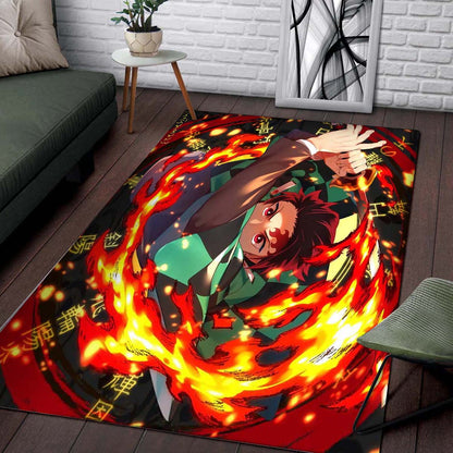 Demon Slayer Tanjiro Kamado 6 Teppich 2