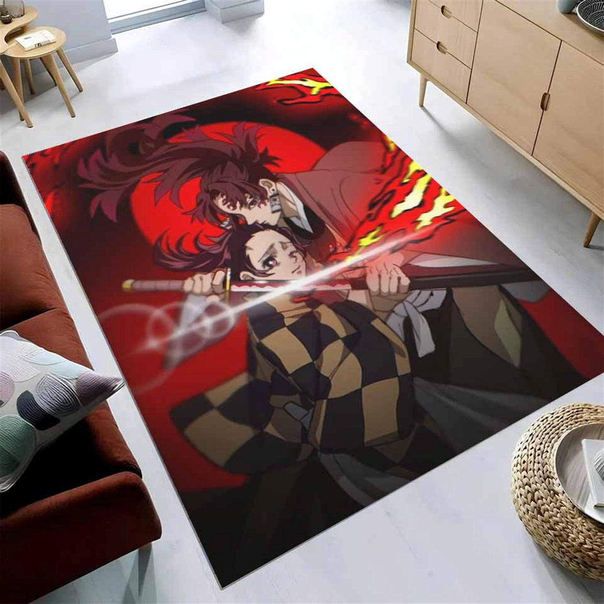 Demon Slayer Yoriichi Tsugikuni 6 Teppich
