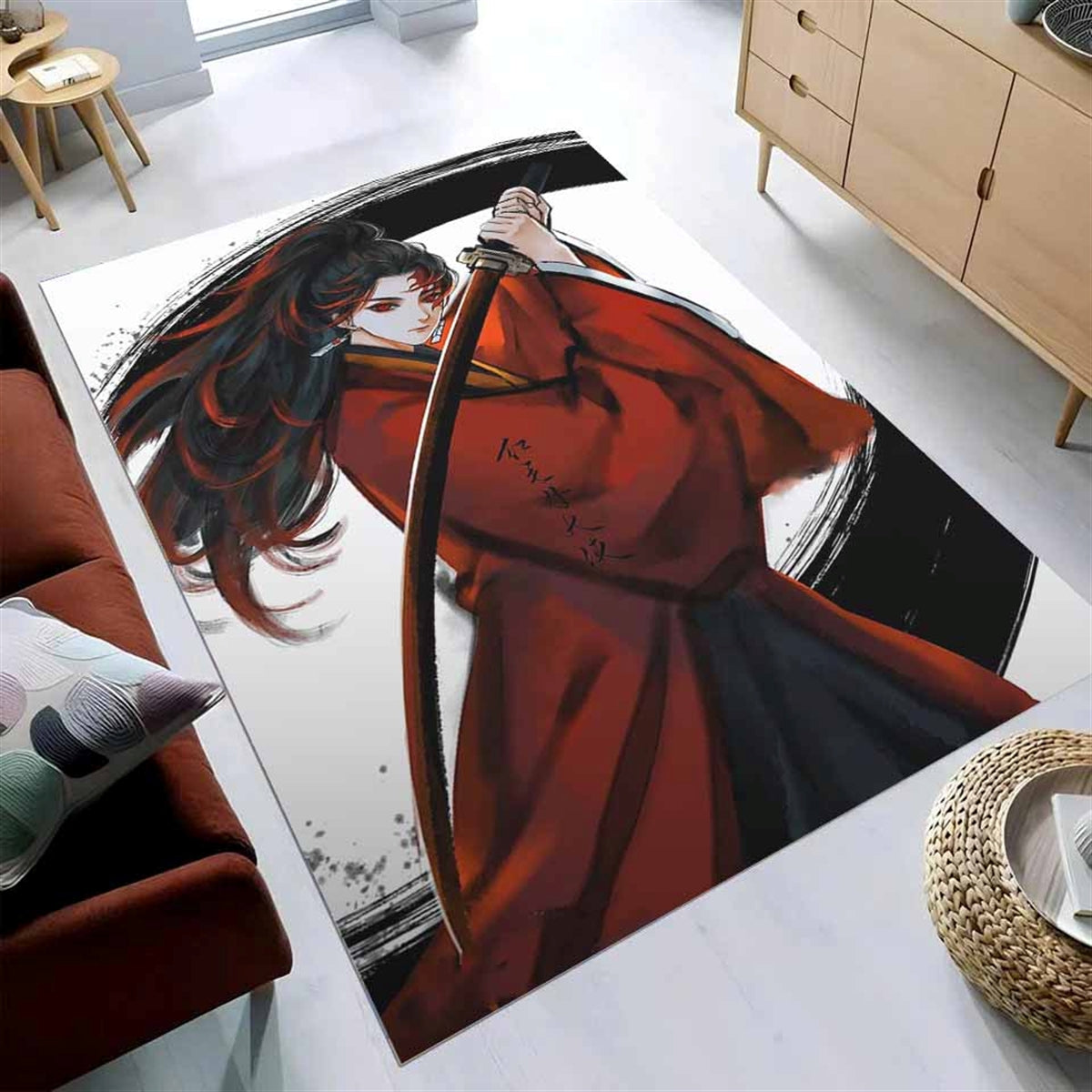 Demon Slayer Yoriichi Tsugikuni Teppich