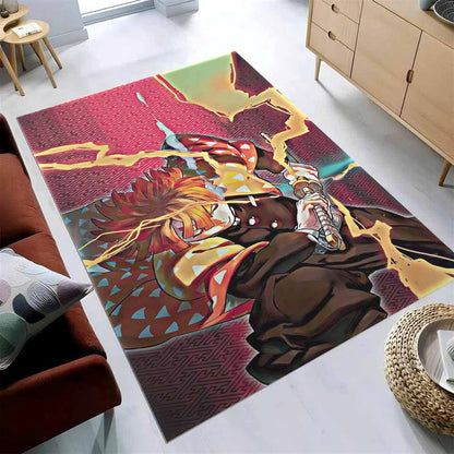 Demon Slayer Zenitsu Agatsuma 2 Teppich