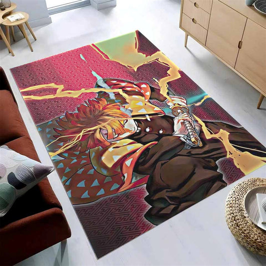 Demon Slayer Zenitsu Agatsuma 2 Teppich