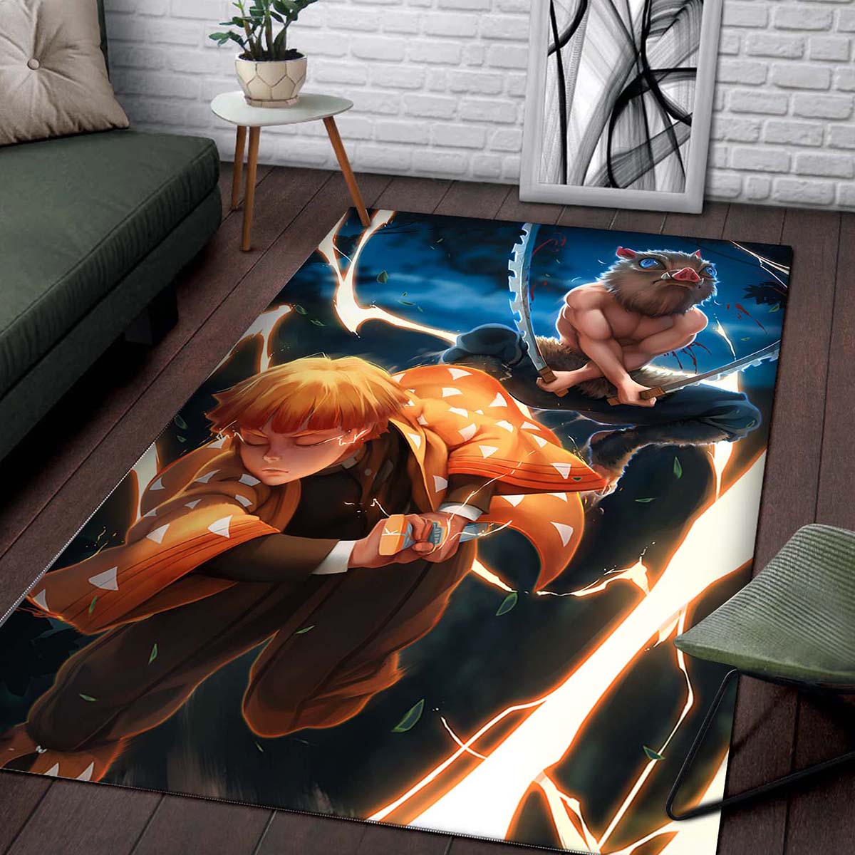 Demon Slayer Zenitsu And Inosuke Teppich 2