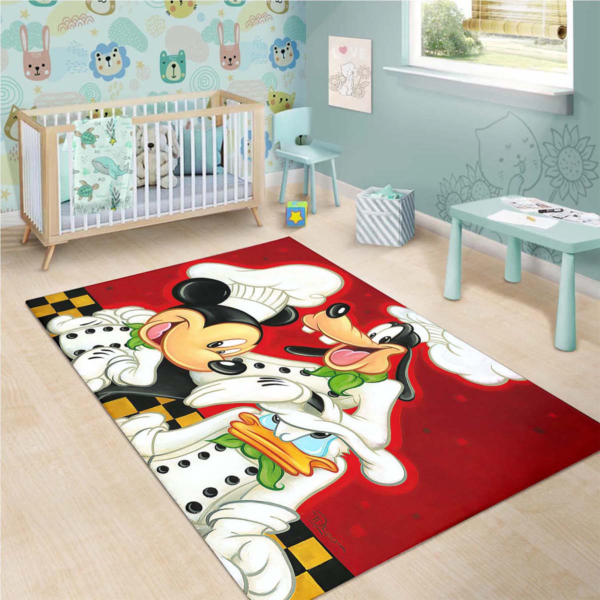 Disney Chefs Mickey And Gooofy Too Teppich 3