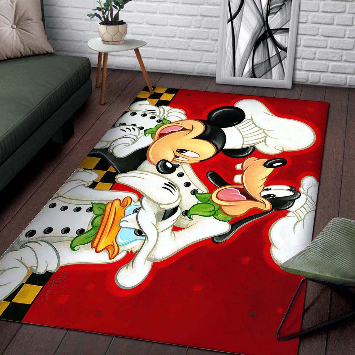 Disney Chefs Mickey And Gooofy Too Teppich 2
