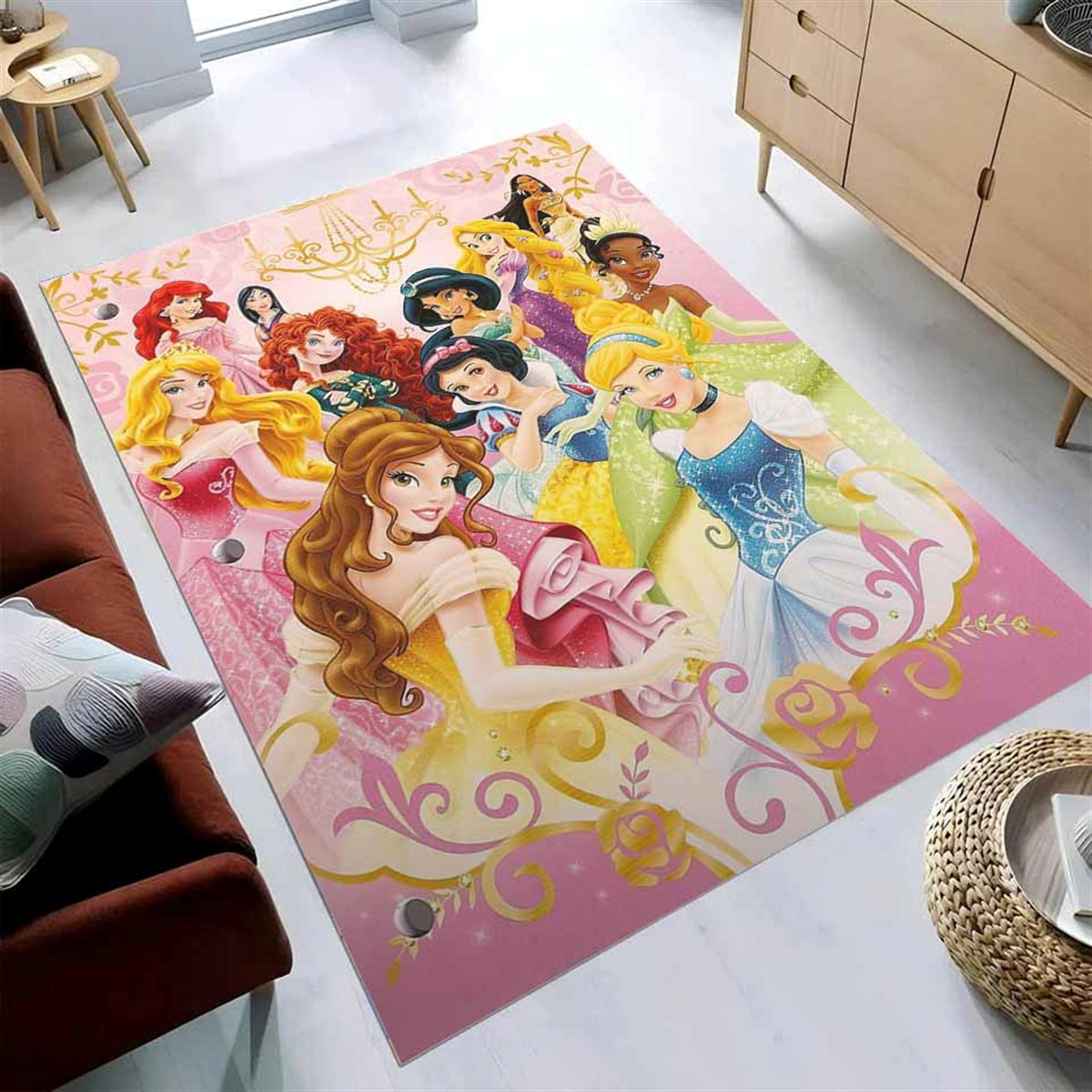 Disney Princess Family De33426 Teppich