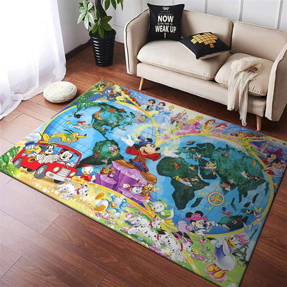 Disney World Map 19121121 Teppich