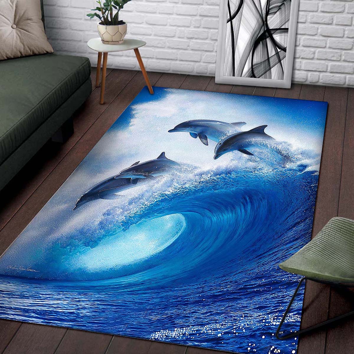 Dolphins Ht070832m Teppich 2