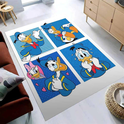 Donald Duck Full Face Funny Walt Disney Cartoon Ver2 Teppich