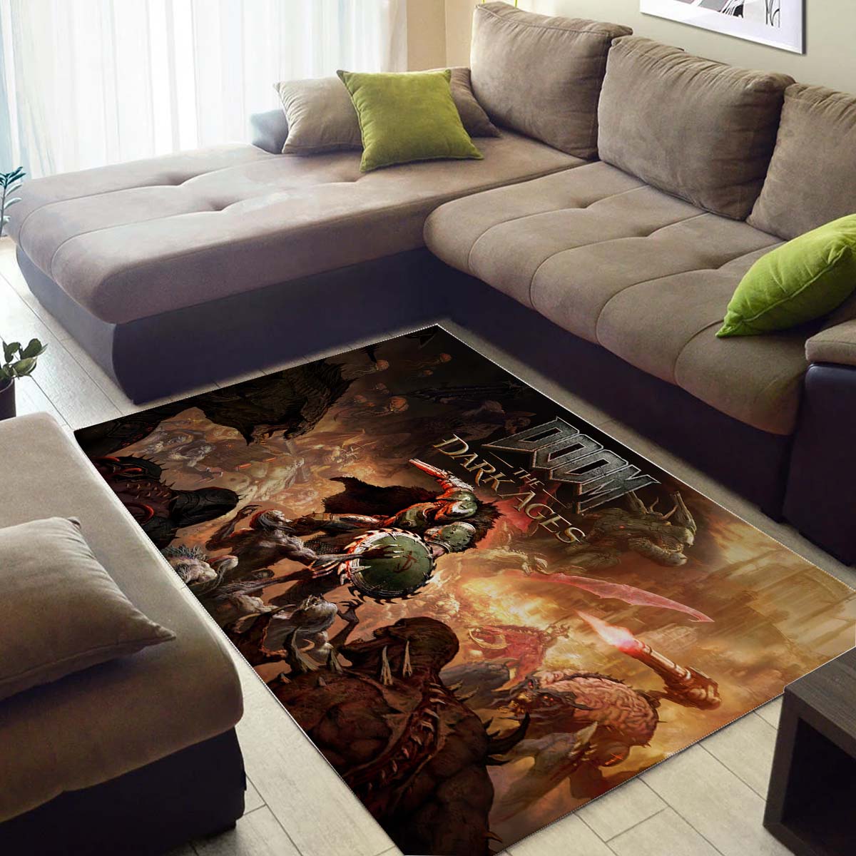 Doom The Dark Ages Teppich 3
