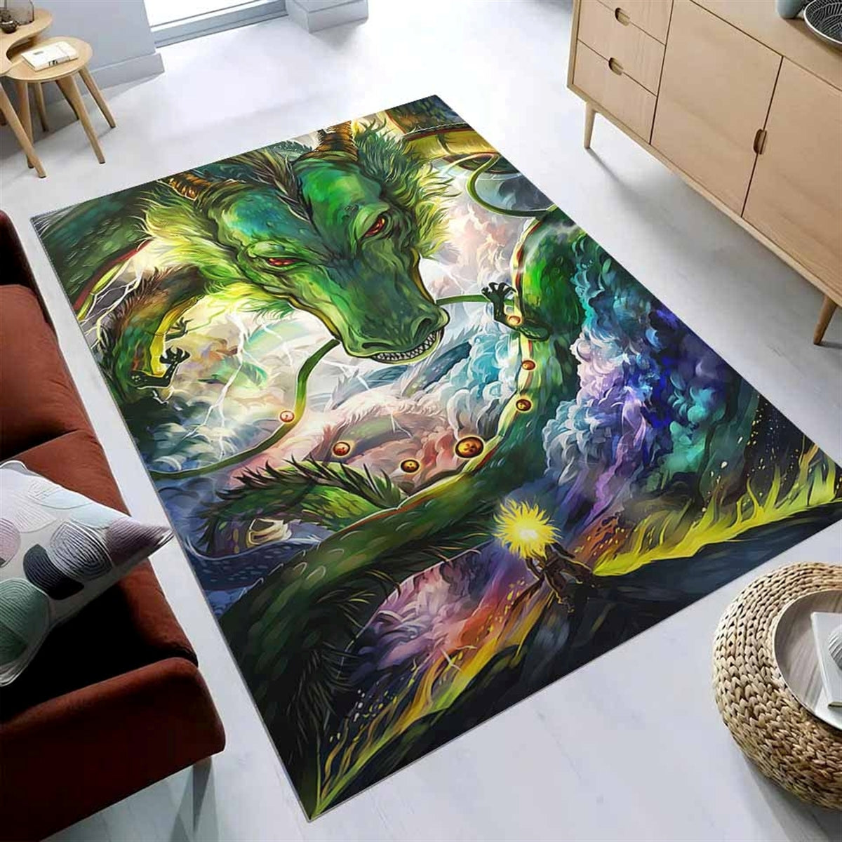 Dragon Ball Green Teppich