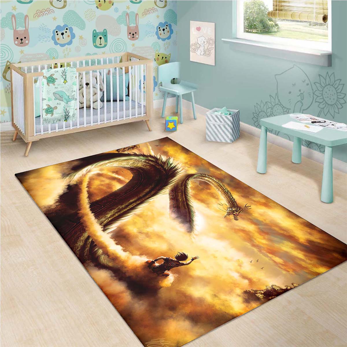 Dragon Ball Z Goku Shenron Teppich 3