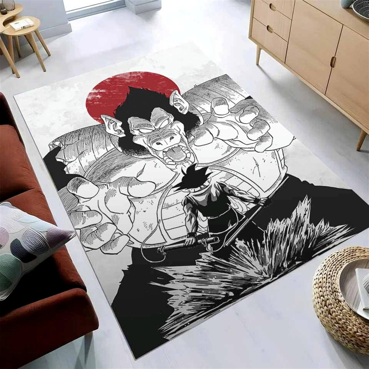 Dragon Ball Z Vegeta Contre Goku 02 Teppich
