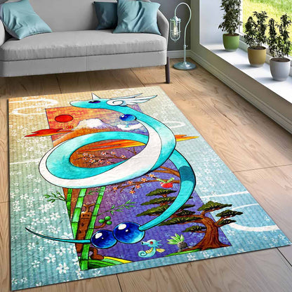 Dragonir Pokmon Dragonair Pokemon Teppich 3