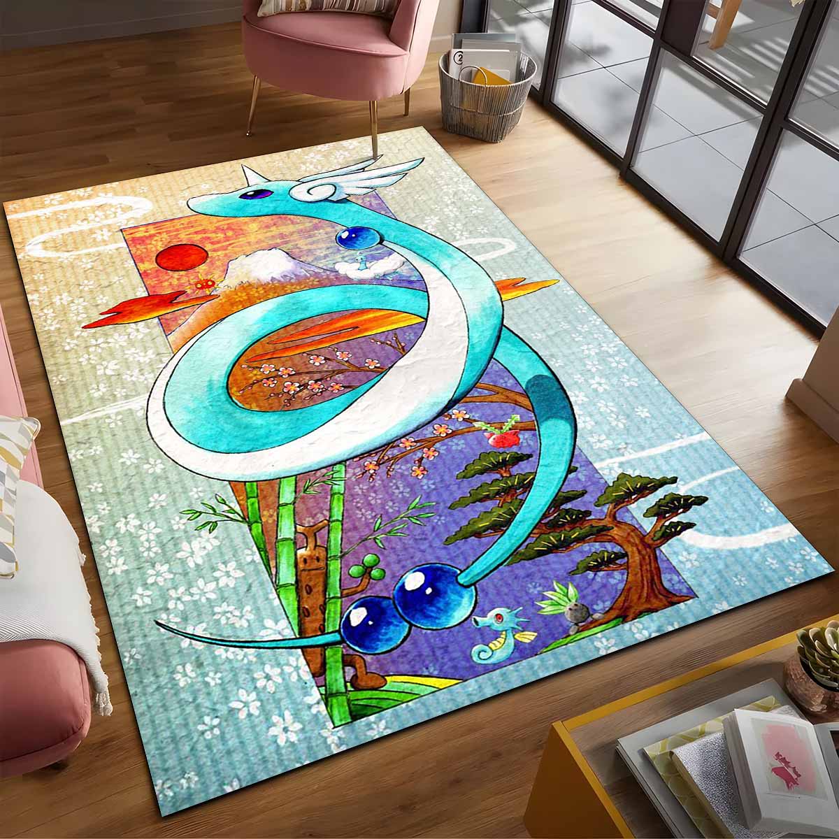 Dragonir Pokmon Dragonair Pokemon Teppich 2