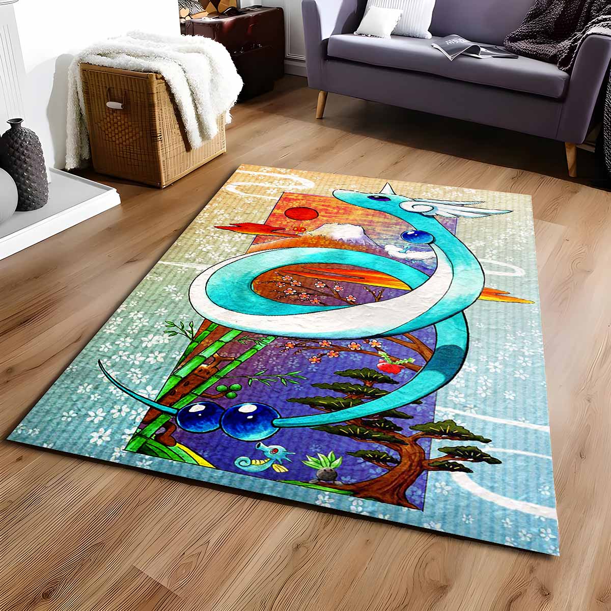 Dragonir Pokmon Dragonair Pokemon Teppich