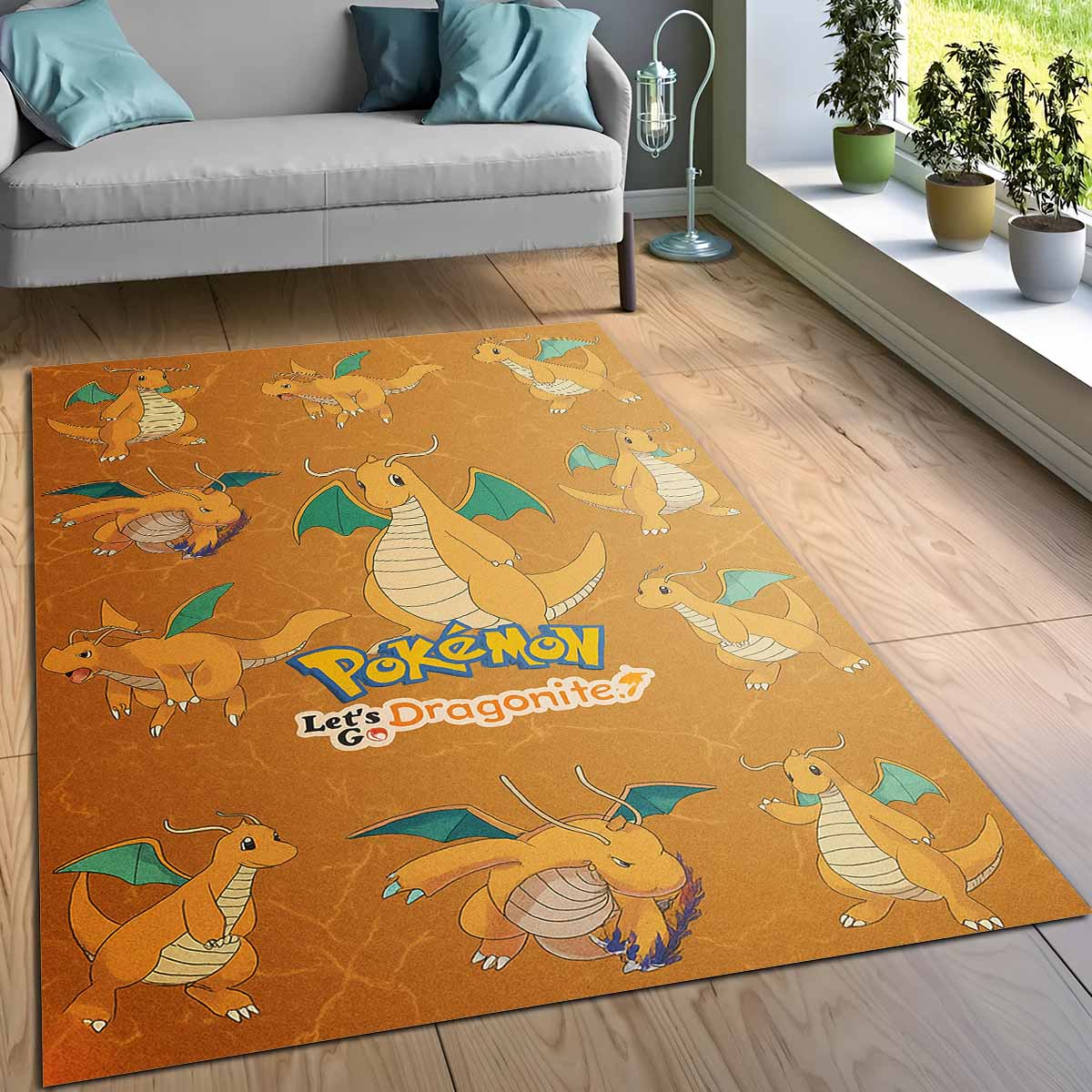 Dragoran Pokmon Dragonite Pokemon Teppich 3